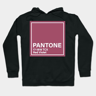 pantone 17-1818 TCX Red Violet Hoodie